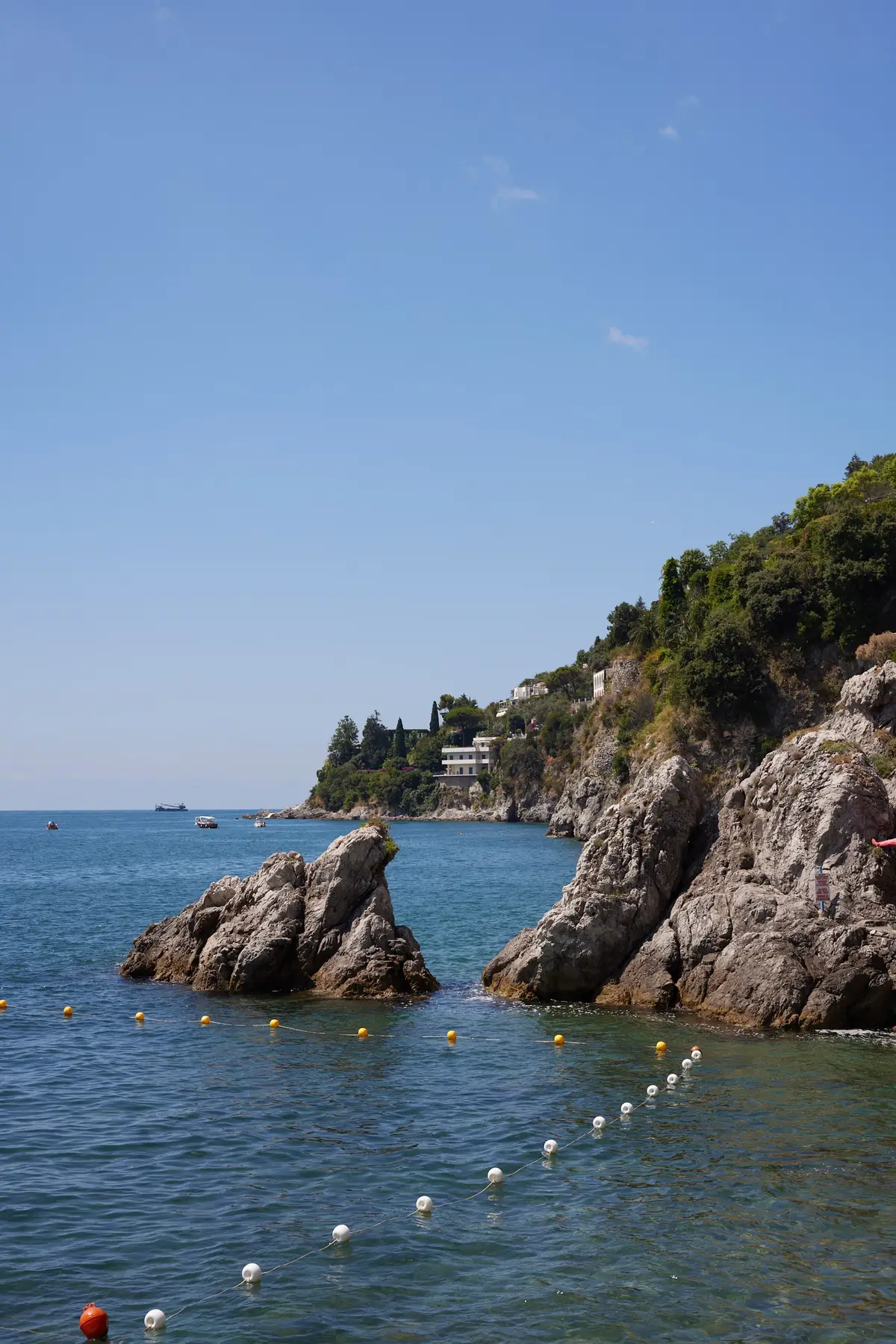 Vista panoramica del mare