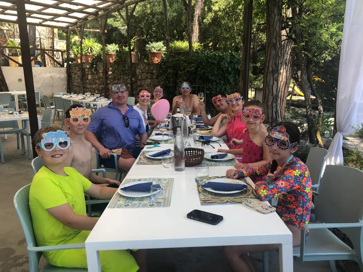 Private seafront event at Marina d'Albori